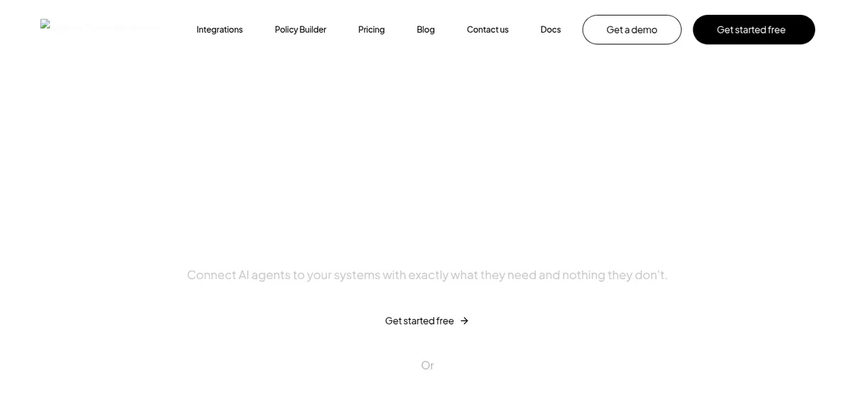 Willow by Webrix homepage describing a secure MCP gateway for agents
